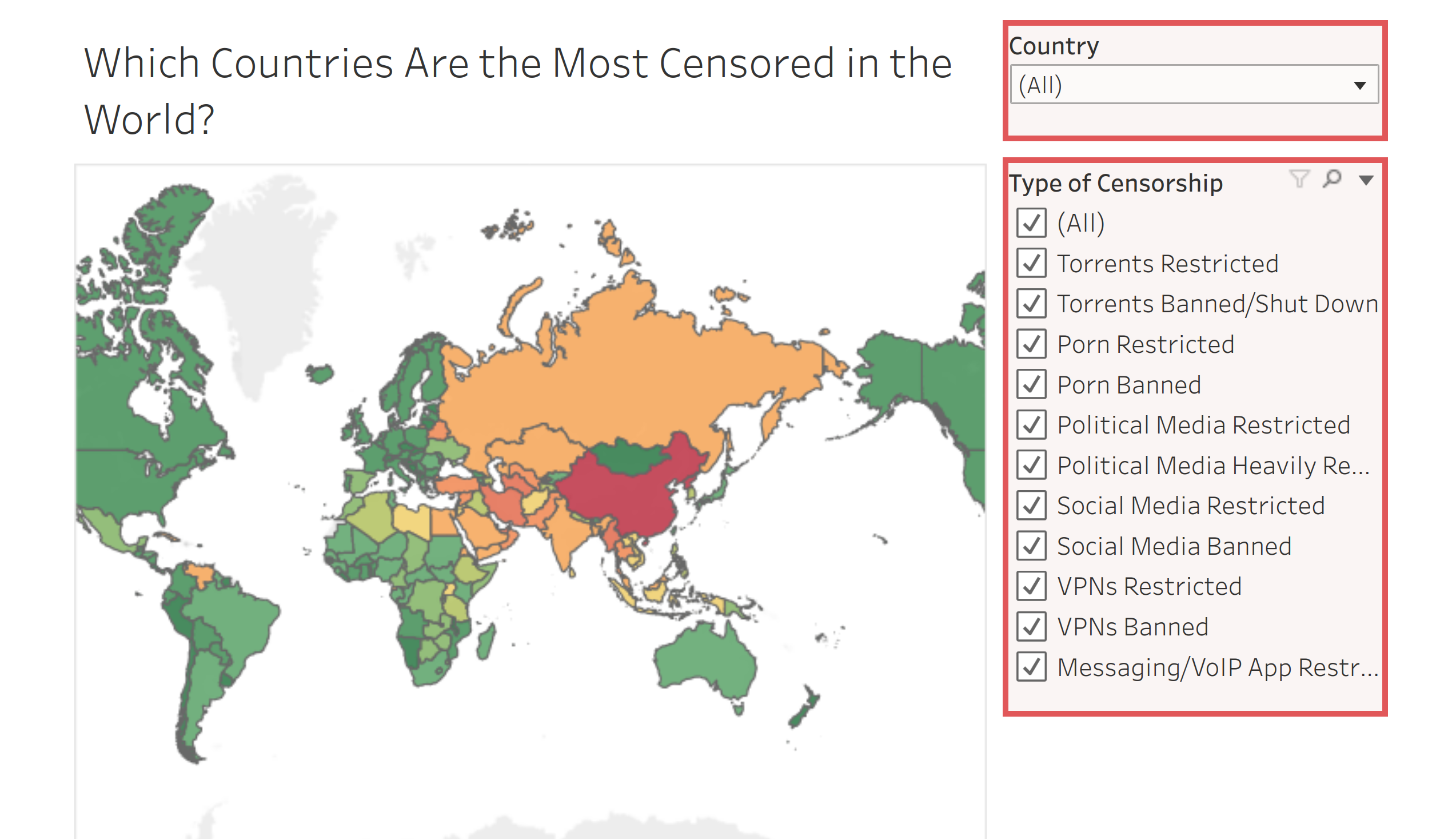 Censorship Map